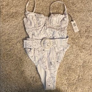 WE WORE WHAT DANIELLE ONE PIECE NWT